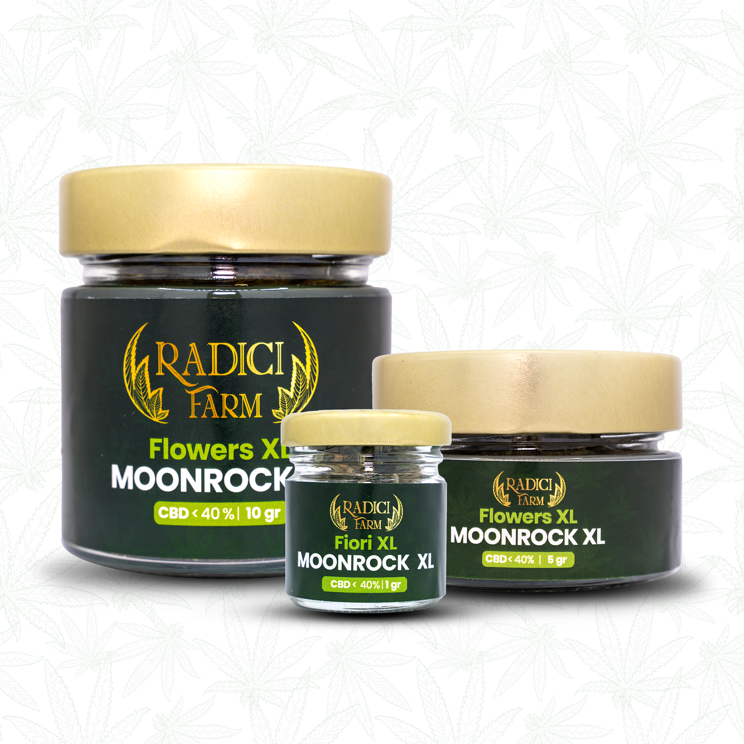 Fiori di Moonrock Ice - cannabis light legale