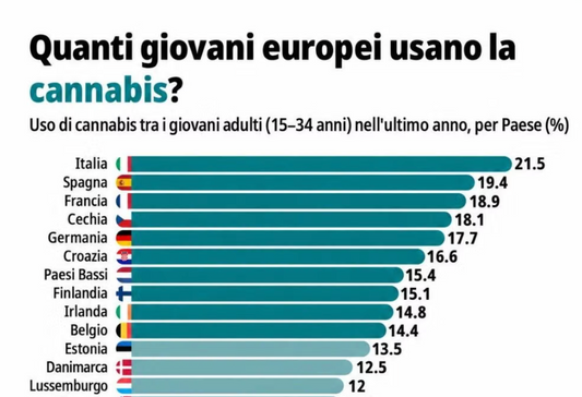 Cannabis tra i giovani in Italia: dati e legalizzazione